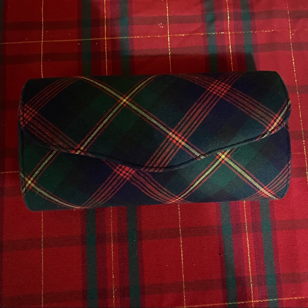 Dotty Smith Vintage Tartan Clutch